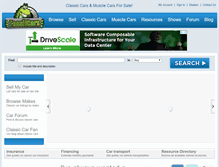 Tablet Screenshot of fossilcars.com